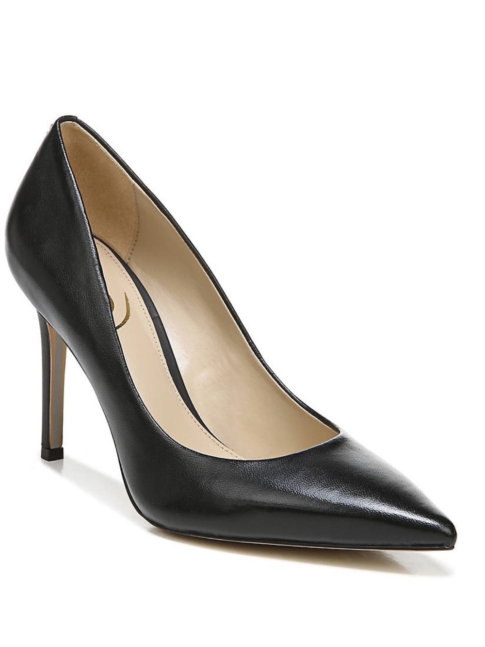 Sam Edelman Hazel Pumps, Black, 3.75” heel, Pointed Toe, Leather, Size 8.5M, NEW